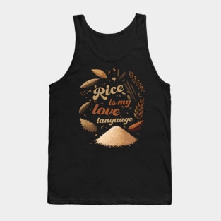 Rice is my Love Language Tank Top